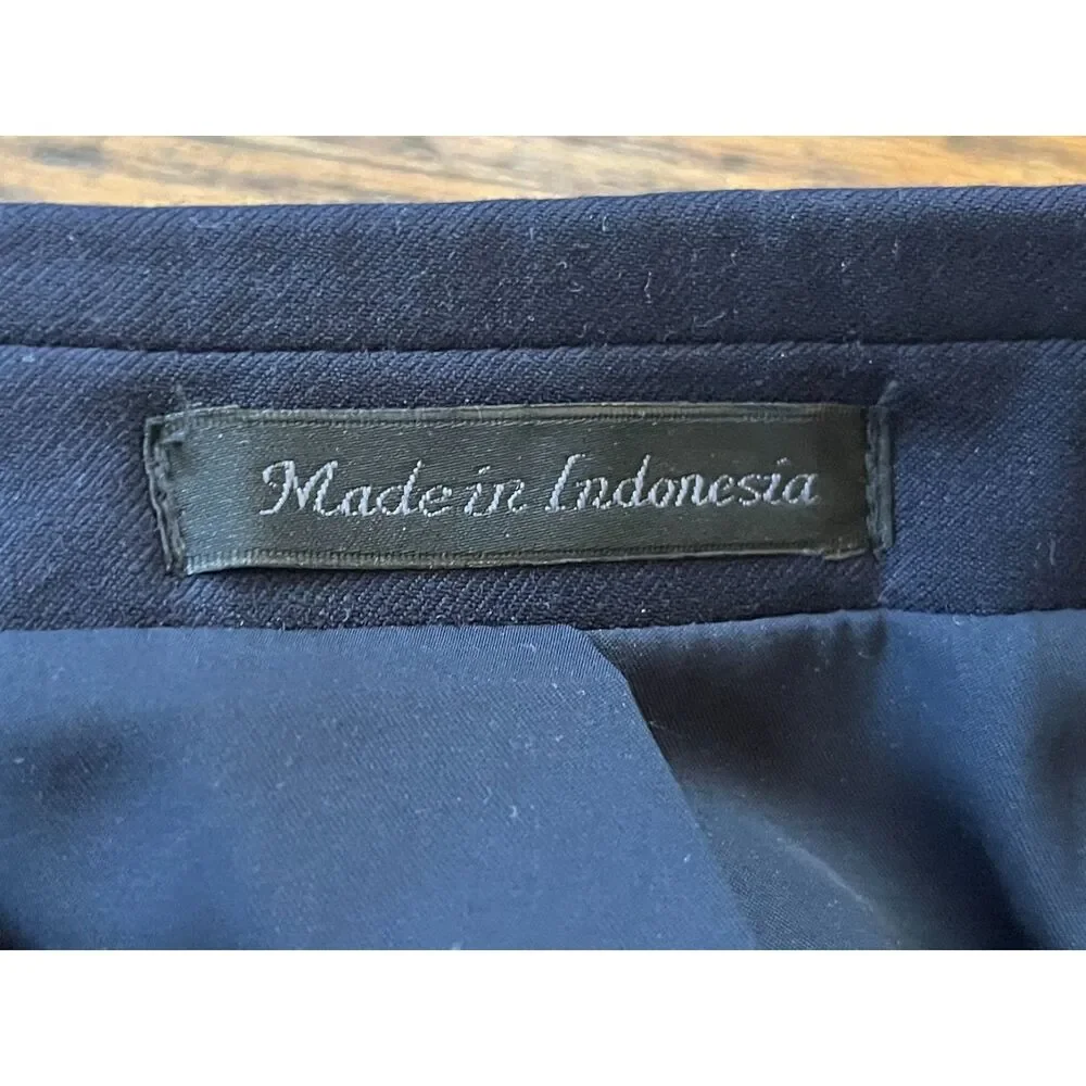 Lauren Ralph Lauren Blue 100% Wool Suit Blazer Sports Coat Jacket  Mens Size 44R